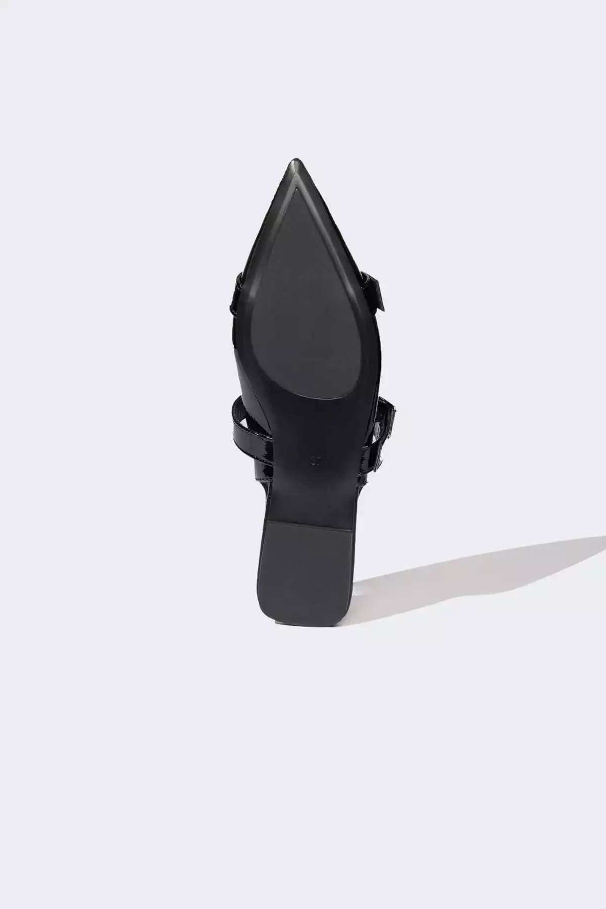 کفش بالرین زنانه با کفی صاف از چرم مصنوعی مدل D8965AX25SM برند Defacto - 917378100