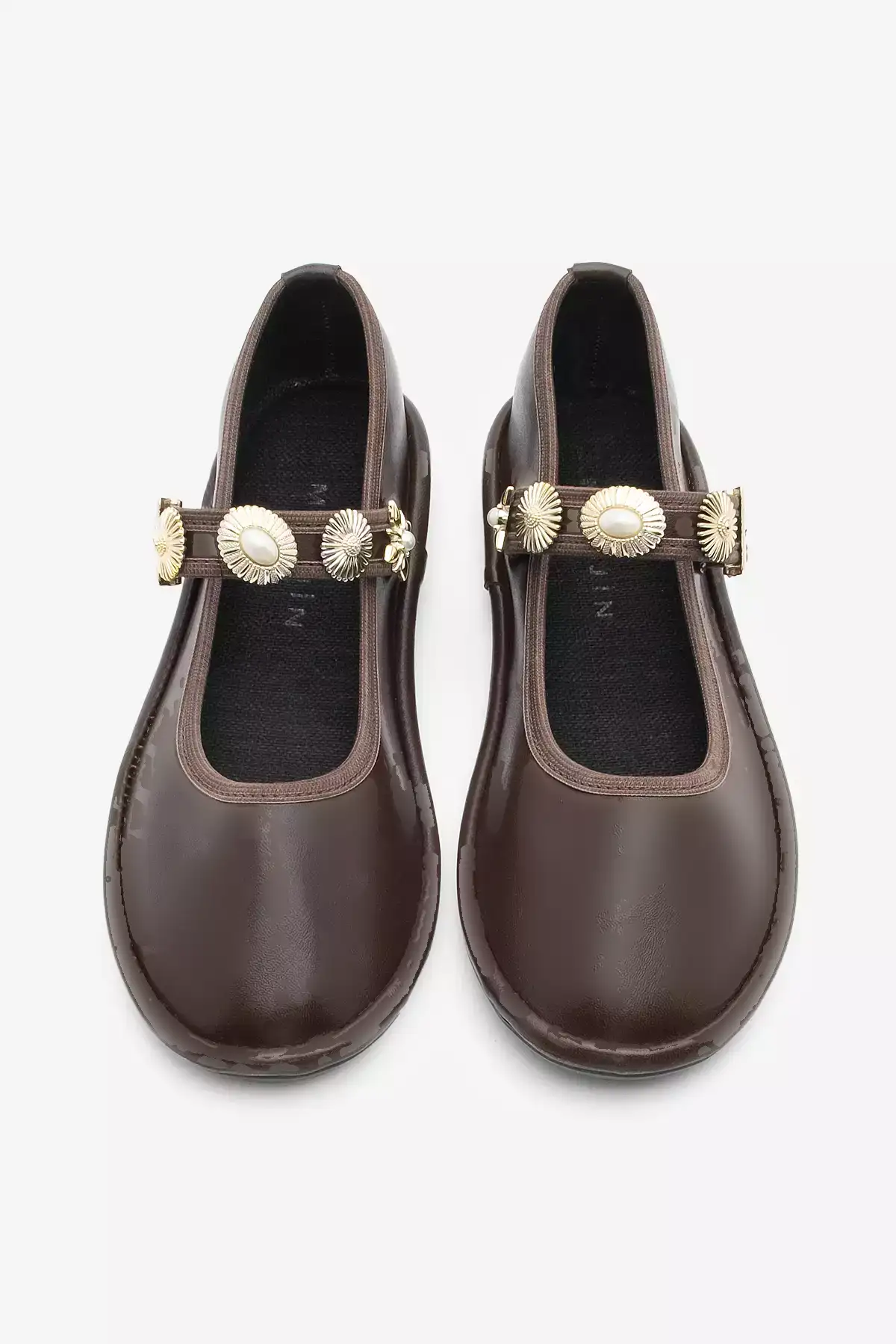 بابت زنانه با سگک طلایی رنگ - قهوهای برند Marjin - 957963381