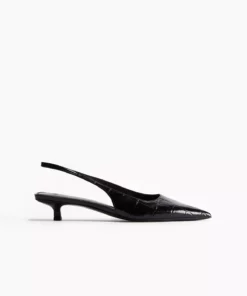 کفش پاشنهدار نوک تیز بچهگانه با پشت باز برند H&M - 953652851