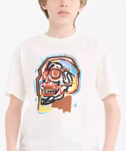 تی شرت آستین کوتاه یقه خدمه پسرانه E7496A825SM - 926705525