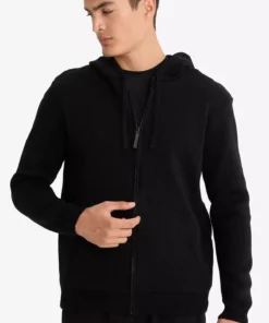 هودی زیپدار راحت فیت بافتنی F3831AX25AU برند Defacto - 978934076