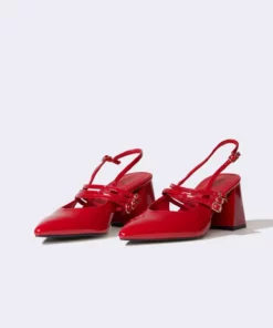 سندل پاشنهبلند زنانه با زیرهبلند از جنس چرم مصنوعی E2515AX25SM برند Defacto - 929169931