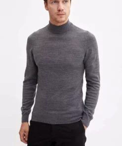 پولوشرت مردانه یقه گرد رنگ طوسی مدل L0880AZ19WN برند Defacto - 27101509