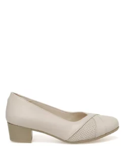 104070.z3fx کفش پاشنه‌دار زنانه بژ برند Polaris - 729861839