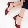 کفش پاشنه بلند کلاسیک زنانه بوردو رنگ ۲۰۲۸۳ برند SOHO - 898100613