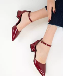 کفش پاشنه بلند کلاسیک زنانه بوردو رنگ ۲۰۲۸۳ برند SOHO - 898100613