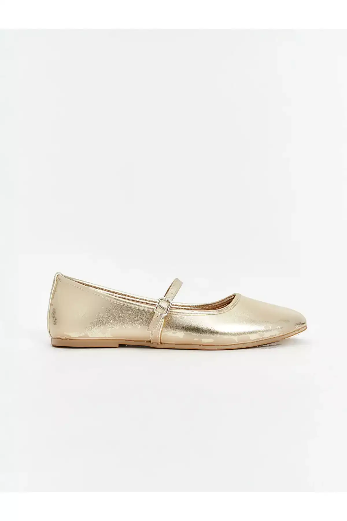 کفش باله زنانه با ظاهر چرم LCW STEPS برند LC Waikiki - 943232937