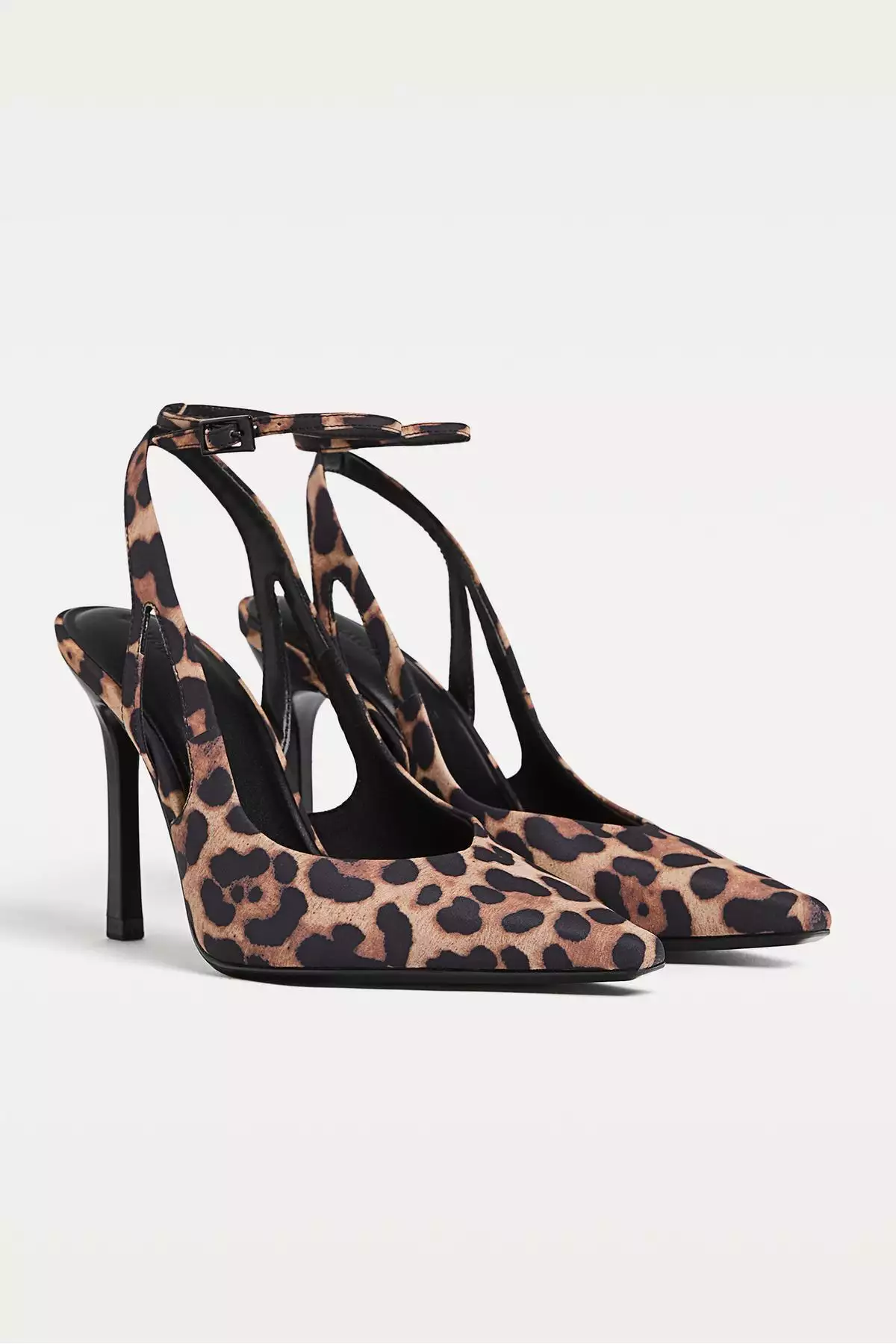 کفشهای پاشنهدار با طرح پلنگی برند Stradivarius - 963155110