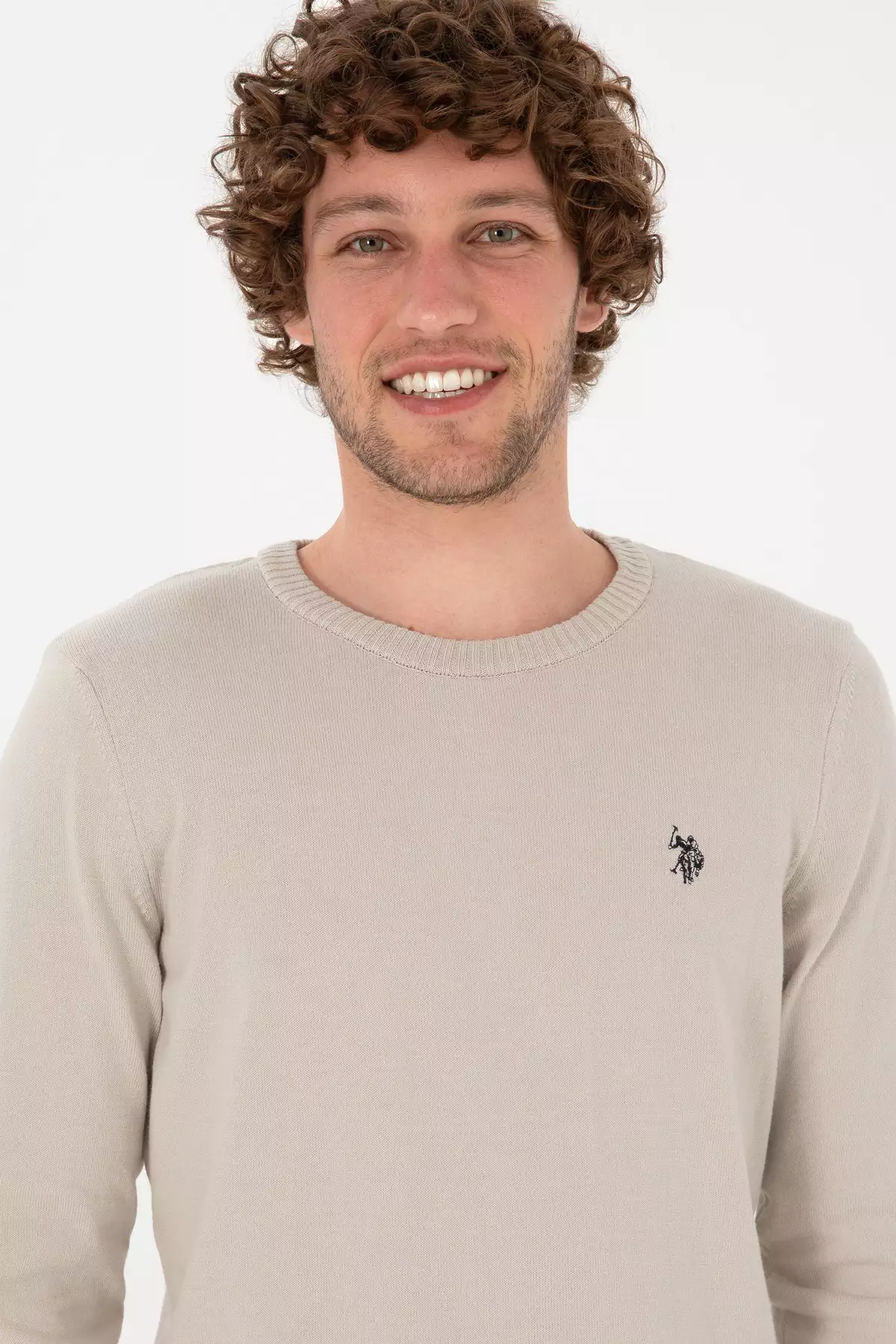 عطر مردانه با طراحی باریک گردندار، رنگ سنگی، مدل پایه کد 50313713-VR049 برند U.S. Polo Assn. - 959799861