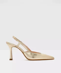 Sırus-tr - کفش پاشنهدار زنانه با رویه چرم مصنوعی و پاشنه باز برند Aldo - 903808247