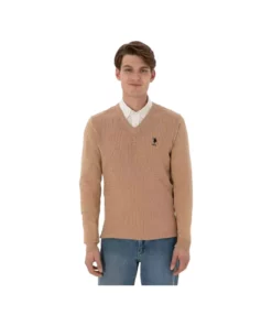 ژاکت ساده مردانه کمل برند U.S. Polo Assn. - 1021117446