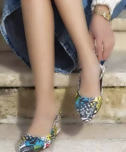 بابت زنانه وگانی رنگارنگ - طراحی چرخش ابدی برند Dogo - 744586092