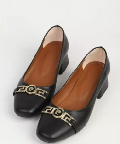 کفش پاشنهدار زنانه مشکی PC-55128 برند Pierre Cardin - 985357229