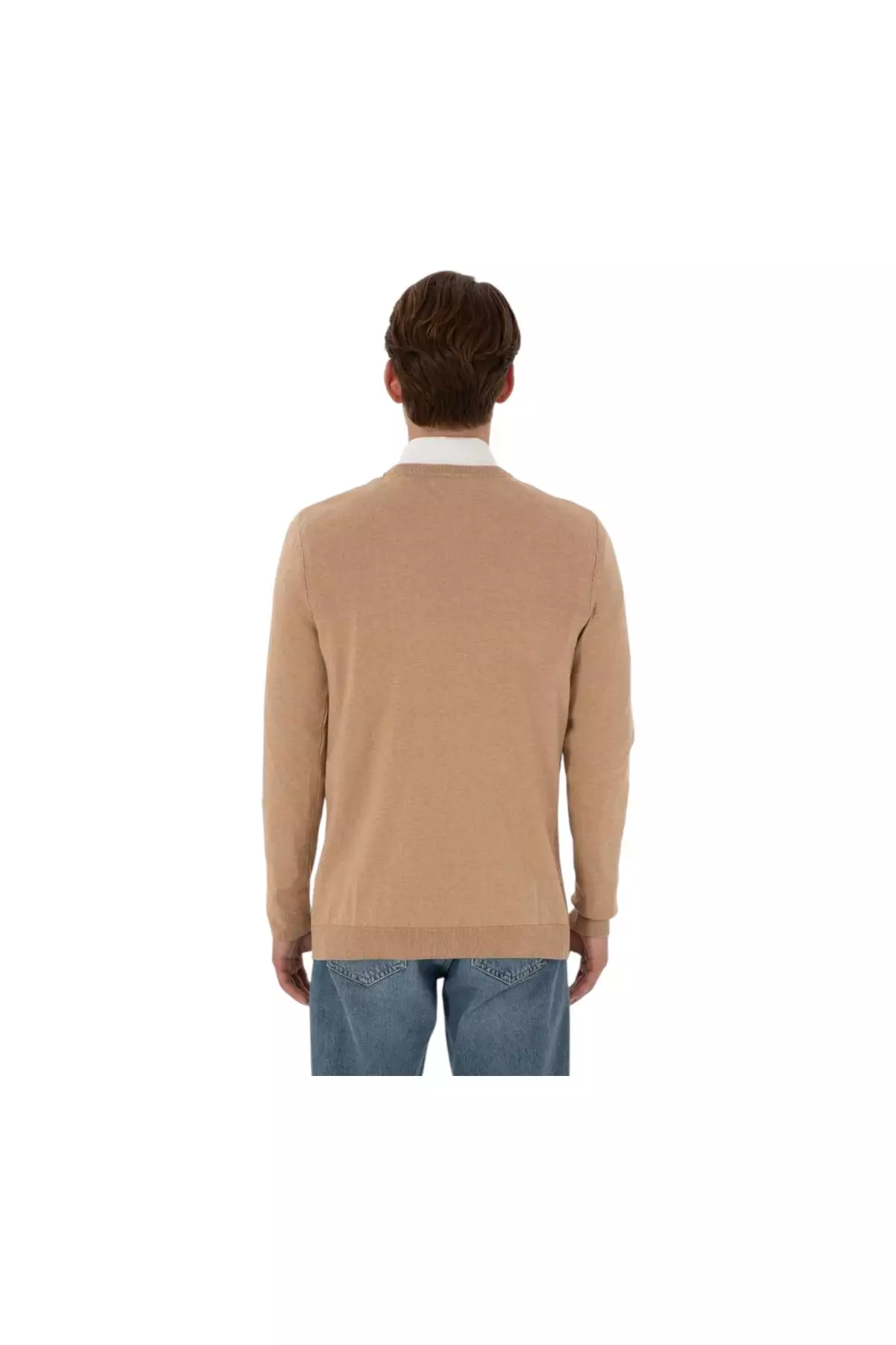 ژاکت ساده مردانه کمل برند U.S. Polo Assn. - 1021117446