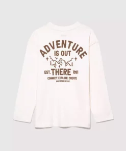 تیشرت سفید چاپی با برش آزاد / برش راحت 6610219-70057 برند Mavi - 862677921