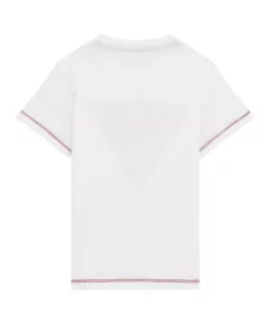 تی‌شرت آستین کوتاه ژرسی اسلوب برند Guess - 858695644