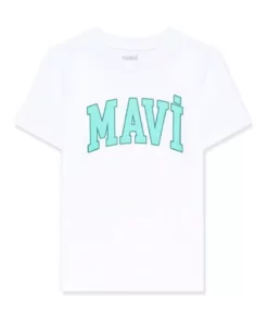 تیشرت دخترانه صورتی با چاپ لوگو M7610109-86953 برند Mavi - 904816919
