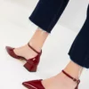 کفش پاشنه بلند کلاسیک زنانه بوردو رنگ ۲۰۲۸۳ برند SOHO - 898100613