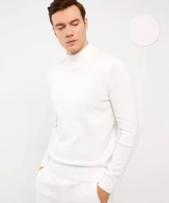 ژاکت پسرانه آستین بلند یقه نیمه ماهیگیر برند LC Waikiki - 1026053369