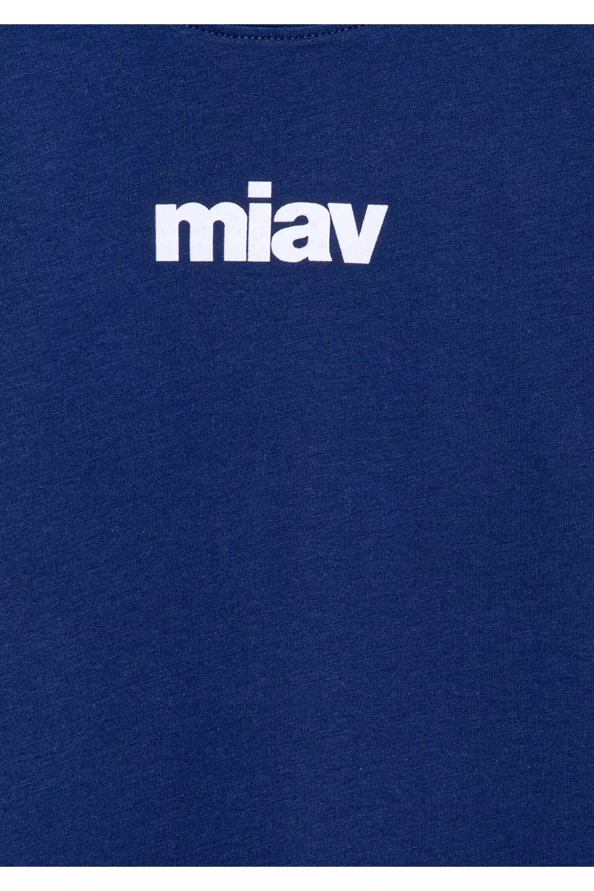 تیشرت آبی تیره میاو با طرح چاپی در اندازه معمولی / استاندارد برند Mavi - 827288055