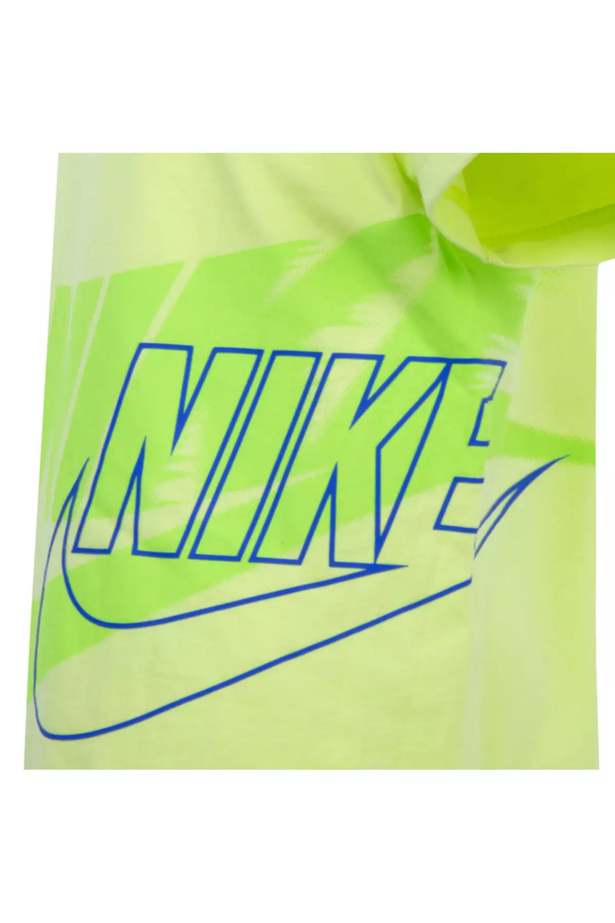 تیشرت کودک نئون سیرنگی با یقه صفر، 60% پنبه و 40% پلیاستر برند Nike - 1038156114