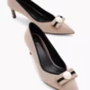 کفش پاشنه‌دار با نوک تیز و بند جلویی نئولیت زنانه برهنه برند Tonny Black - 868542902