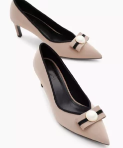 کفش پاشنه‌دار با نوک تیز و بند جلویی نئولیت زنانه برهنه برند Tonny Black - 868542902