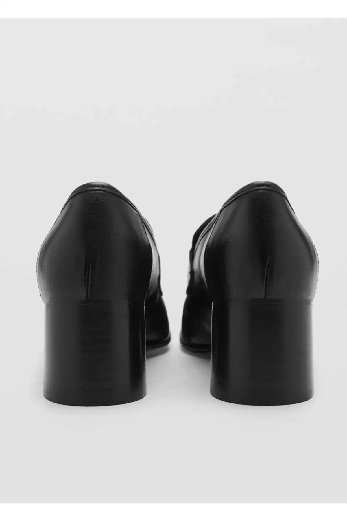 کفش چرم پاشنهدار با بند برند MANGO - 849640335