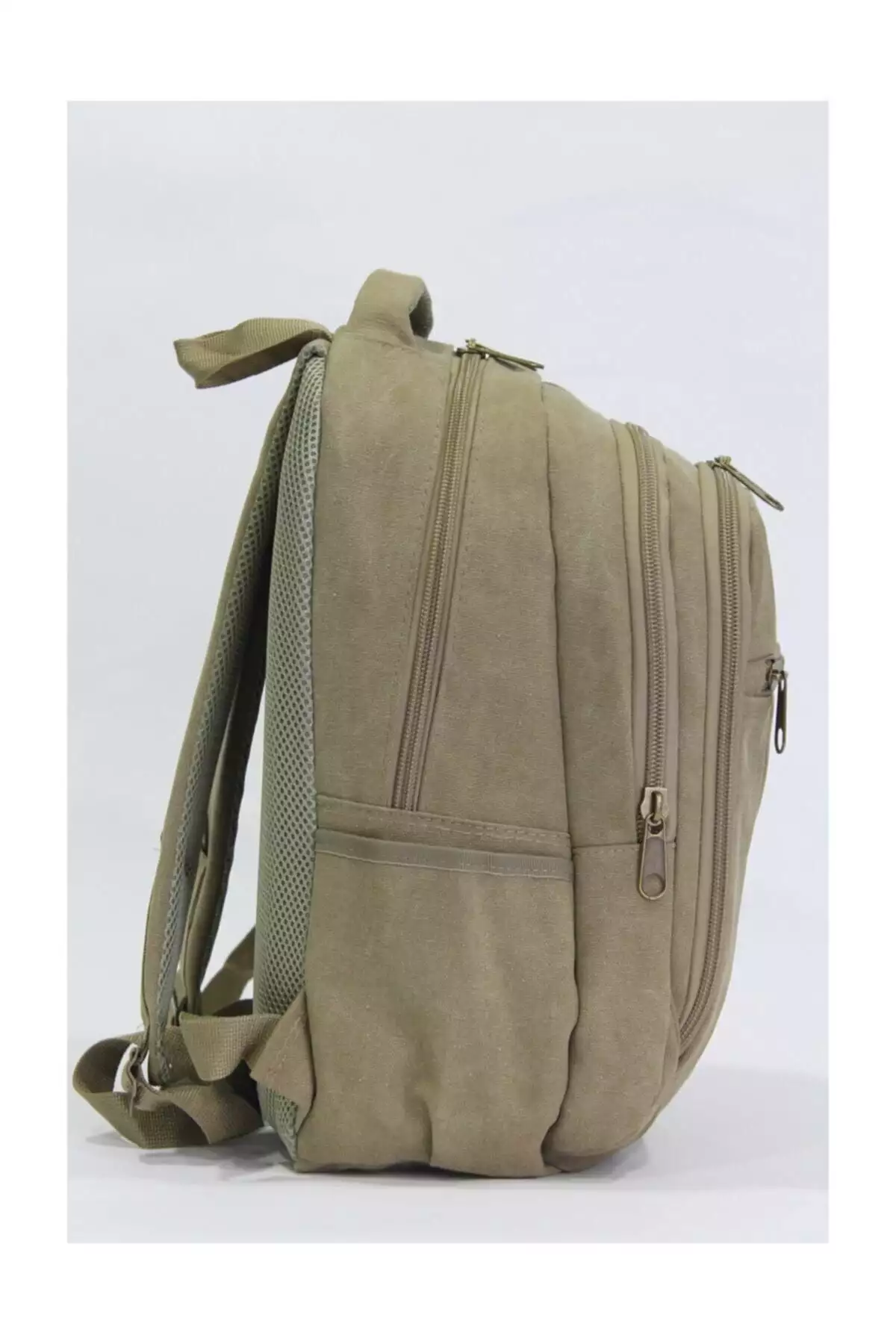 کولهپشتی پارچهای بژ با بخش لپتاپ 15.6 اینچی ام آر چانتا برند Genel Markalar - 34896249