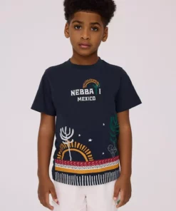 تی‌شرت مردانه بچه‌گانه رنگ آنترسیت برند BG Store برند Nebbati - 923328593