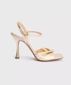 کفش پاشنه‌دار چرمی جلو باز برند adL - 935287613