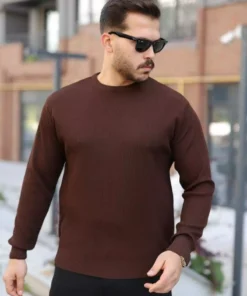 ژاکت بافتنی یقه گرد مردانه سالونیکی برند Modayakamoz - 1039282609