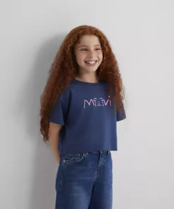 تیشرت آبی تیره با طرح سگ / برش آزاد و راحت 7610363-87737 برند Mavi - 958018508