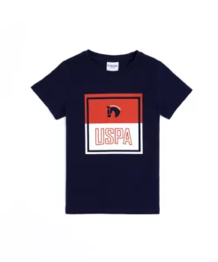 تیشرت یقه گرد آبی تیره مخصوص پسران 50284902-VR033 برند U.S. Polo Assn. - 832934455