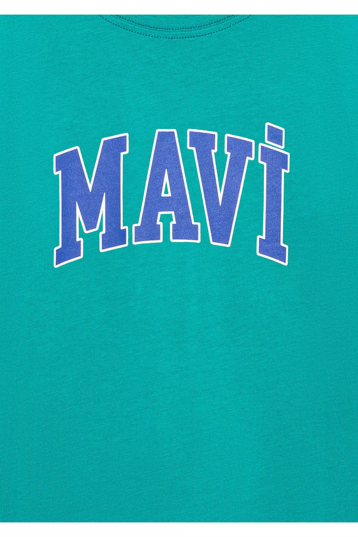 تیشرت سبز با چاپ لوگو طراحی معمولی / سایز عادی 6610030-71711 برند Mavi - 919768698