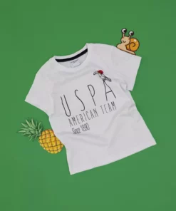 تی‌شرت سفید پسرانه 50307267-VR013 برند U.S. Polo Assn. - 971616534