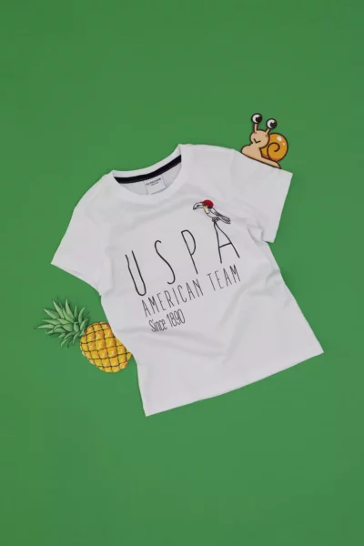 تی‌شرت سفید پسرانه 50307267-VR013 برند U.S. Polo Assn. - 971616534