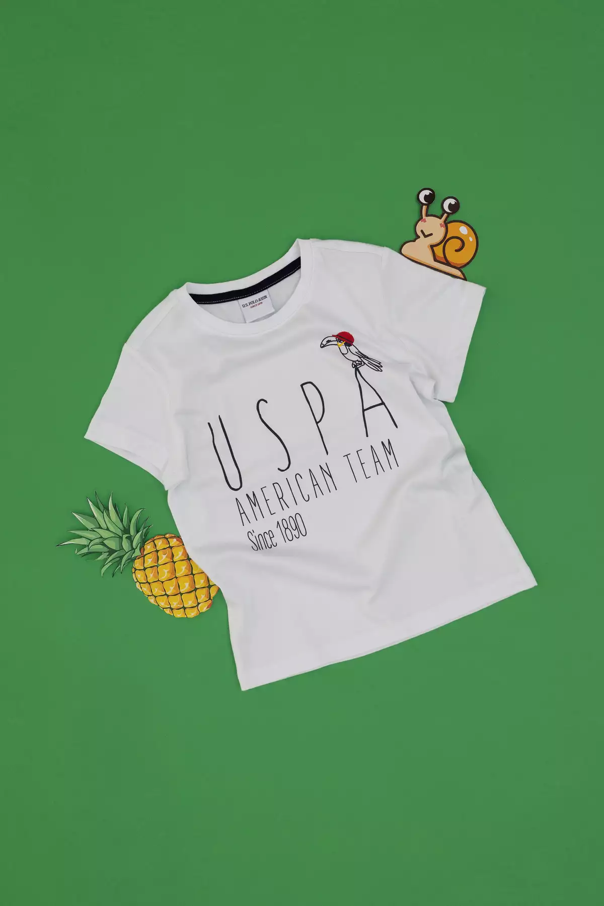 تیشرت سفید پسرانه 50307267-VR013 برند U.S. Polo Assn. - 971616534