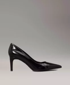 کفش کلاسیک پاشنهبلند مشکی با نوک尖 و کفی چرمی برای زنان مدل HW0HW02446-BEH برند Calvin Klein - 883362440
