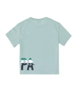 تیشرت یقه دوچرخه‌ای رنگ آبی-سبز برای پسران 50295427-VR048 برند U.S. Polo Assn. - 862510315