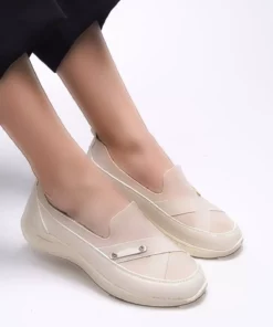 کفش ورزشی زنانه تیلچار 0012418 رنگ بژ برند Riccon - 917993402