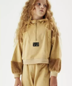 بلوز اسپور زنانه بچهگانه به رنگ بژ برند Tyess - 782071944