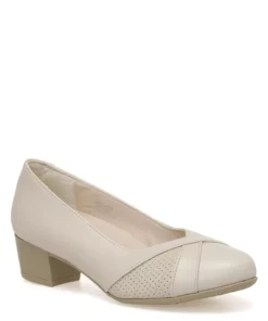 104070.z3fx کفش پاشنه‌دار زنانه بژ برند Polaris - 729861839