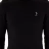 پلیور بافت سیاه برند U.S. Polo Assn. - 991330671