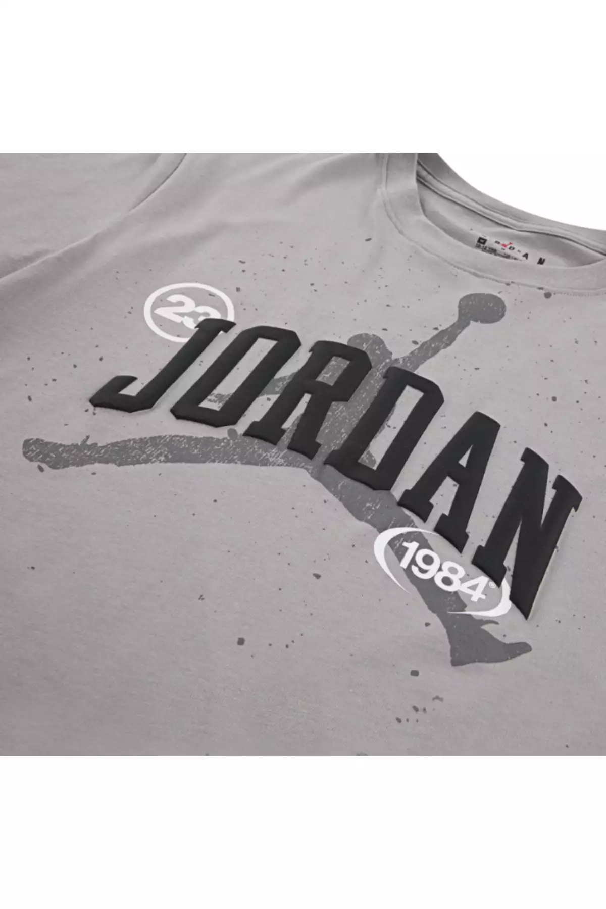 تیشرت بچگانه یقه دوچرخهای با طرح خاکستری جردن 95D725 برند Nike - 1031792105