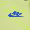 تیشرت کودک نئون سیرنگی با یقه صفر، 60% پنبه و 40% پلیاستر برند Nike - 1038156114