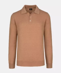 پلیور مردانه بافت معمولی - رنگ شتری برند Karaca - 865248378