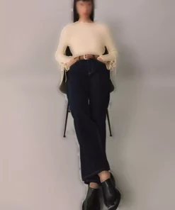 کفش چرمی با نوک فلزی برند MANGO - 870872748