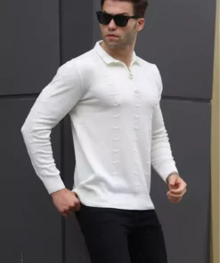 پولیش با جزئیات زیپ دار اکرو 5606 برند Madmext - 339437587