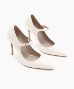 کفش پاشنه بلند نوک تیز زنانه با بند دور مچ و زیره اکرو نئو لیت برند Tonny Black - 868541673